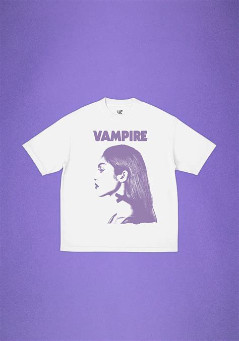 Vampire White T Shirt Olivia Rodrigo