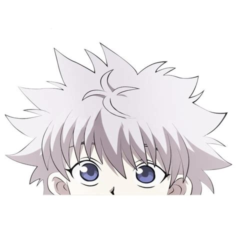 Hunter X Hunter Killua Zoldyck Vinyl Peeker Sticker