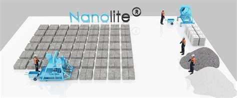 Concrete Block Making Machine, For Industrial, Nanolite Infratech
