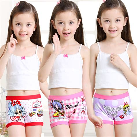 Girls Underwear Pure Cotton Boxer Big Childrens Shorts Childrens