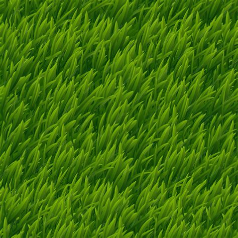 Cartoon Grass Texture Seamless