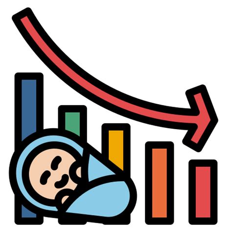 Birth Rate Ultimatearm Lineal Color Icon