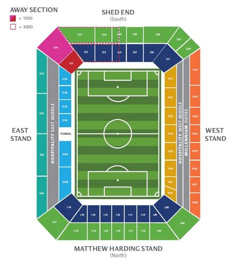 The Chelsea Seating Map