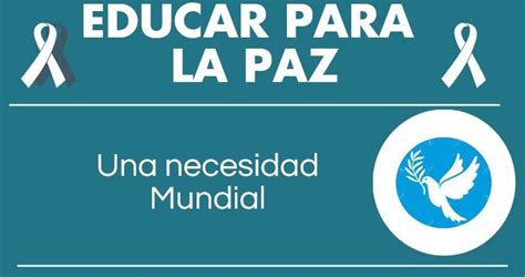 Infografía De La Paz Educa A Los Niños Para La Paz