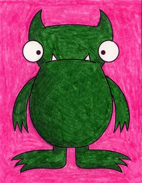 How To Draw A Monster Art Projects For Kids Bloglovin