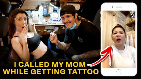 Called My Mom While Getting Tattoo Called My Mom While Getting Tattoo Here S Her Reaction
