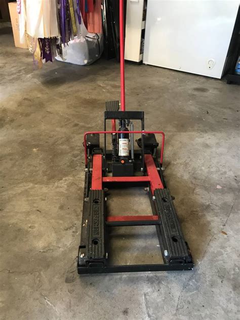 Over the past five years brand name has gone from distributing a few choice items, to being able to maintain thousands of items in stock with competitive pricing. Craftsman Motorcycle/ATV 1500 lb Lift Jack For Sale in ...