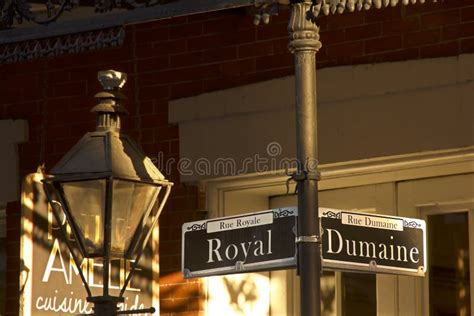 New Orleans French Quarter Street Lamp Editorial Stock Photo Image Of
