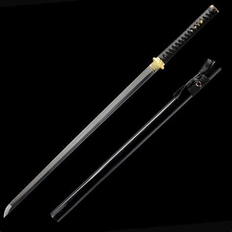 Straight Katana Handmade Chokuto Ninjato Sword T10 Carbon Steel Real