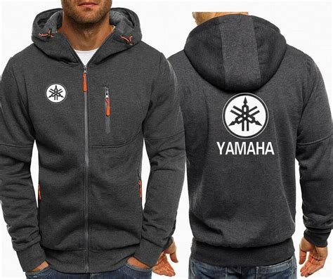 Bomber Jacket New For Yamaha Hoodies Men Personality Zipper Sweatshirt