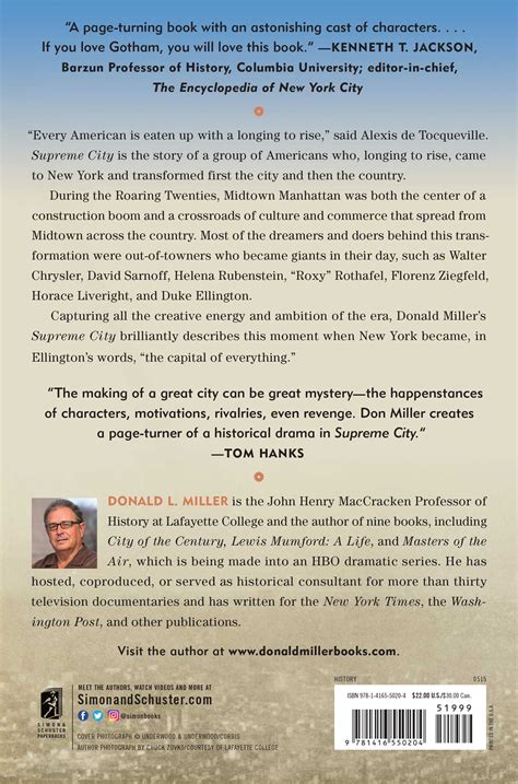Supreme City Book By Donald L Miller Official Publisher Page