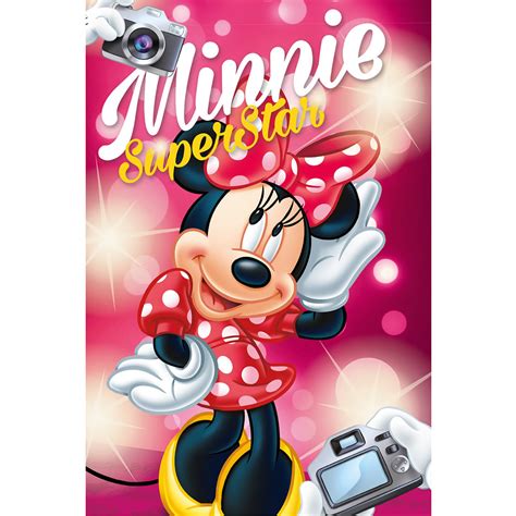 Babydecke »kinderwagendecke babydecke baumwolle basic 75 x 100 cm«, jollein. Minnie Mouse Fleece Kinder Decke Disney | Knirpsenland ...