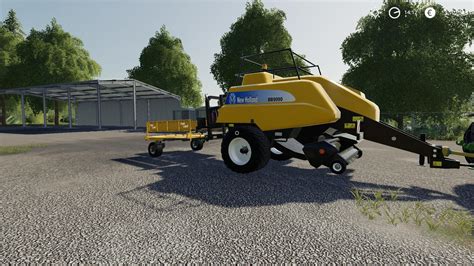 Hesston Big Baler V11 Fs19 Farming Simulator 19 Mod Fs19 Mod