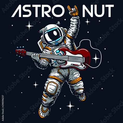 Astronaut Illustration Tee Shirt Logo Wallpaper Graphic Design Print