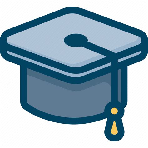 Academic Cap Hat Student University Icon Download On Iconfinder