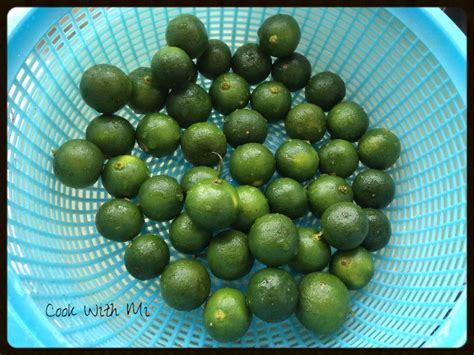 Preserve Calamansi Lime With Salted Sour Plum