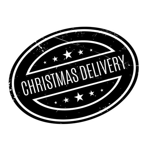 Christmas Delivery Stamp Stock Illustrations Christmas Delivery Stamp Stock Illustrations