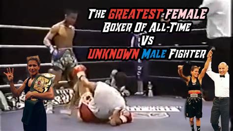 Undefeated Female Vs Unknown Male In Boxing Youtube