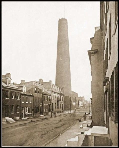 Shot Tower Baltimore C 1880 Historic Baltimore Baltimore City