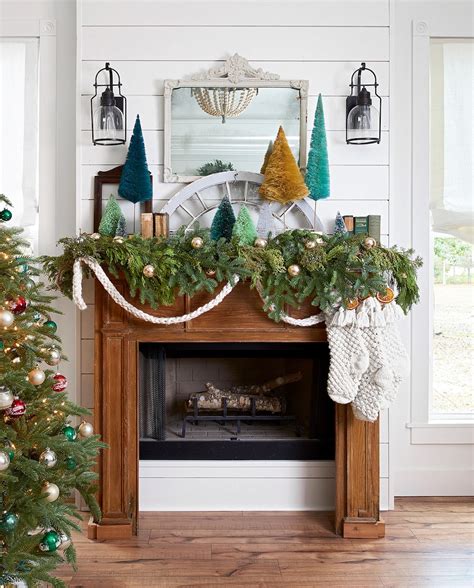 Christmas Decor Ideas With Garland Greenery The Inspired Room