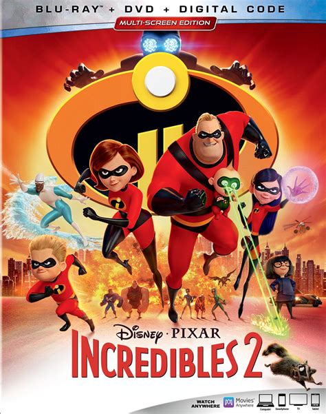 Incredibles 2 Includes Digital Copy Blu Raydvd 2018 Best Buy