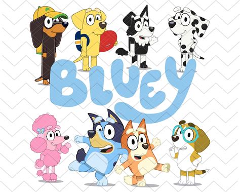Bluey SVG Bluey Party Bluey Family Bluey Dance Mode Bluey | Etsy