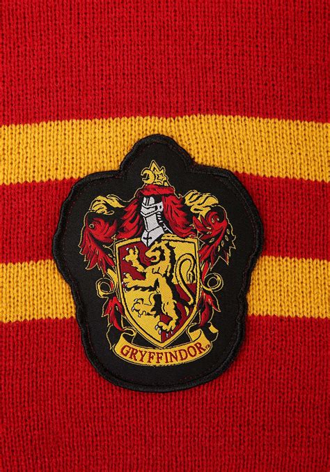 Deluxe Gryffindor Knit Scarf From Harry Potter