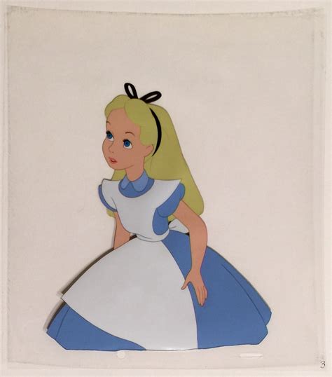 Animation Collection Original Production Cel Of Alice From Alice In