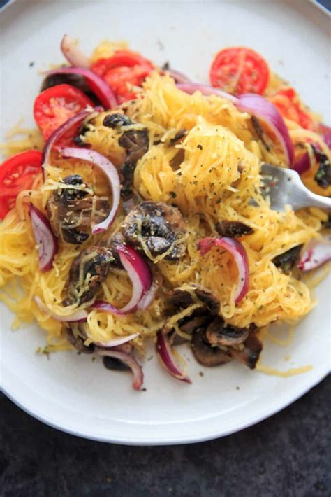 Spaghetti Squash With Mushrooms Trial And Eater