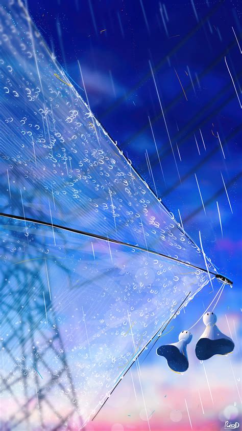 322906 Anime Girl Night Raining Umbrella 4k Phone Hd Wallpapers