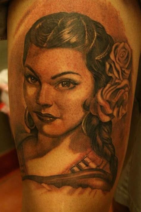 mexican tattoo girl