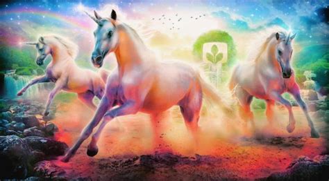 1125x2432 Unicorns Horse Rainbow 1125x2432 Resolution Wallpaper Hd