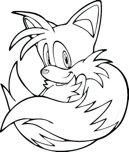 Tails The Fox Coloring Pages At Getdrawings Free Download