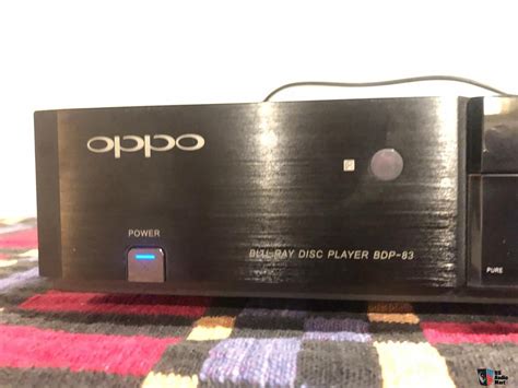 Oppo BDP 83 Bluray CD DVD Player Photo 4185332 US Audio Mart