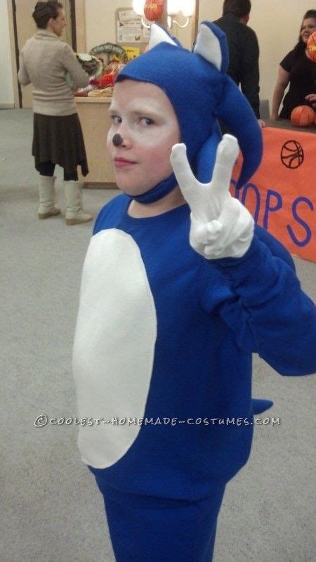 Cool Sonic The Hedgehog Diy Halloween Costume Homemade Costumes Diy