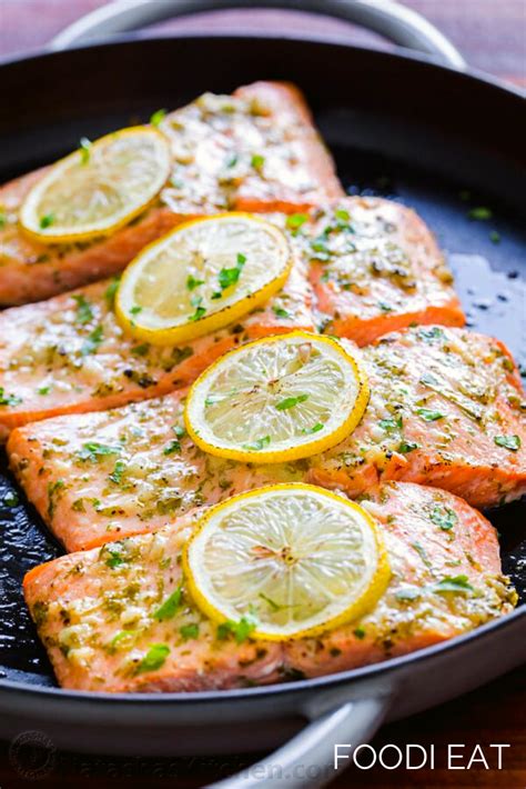 baked salmon with garlic and dijon recipe in 2020 easy salmon recipes salmon recipes yummy