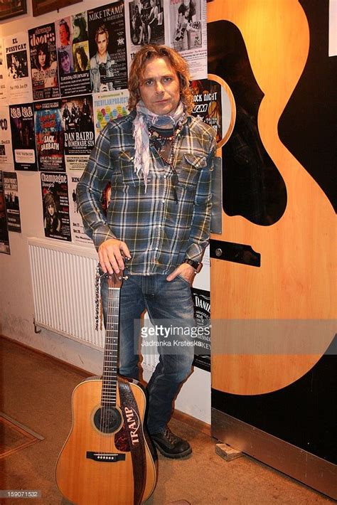 Portrait Of Danish Singer Songwriter Mike Tramp At The Musician