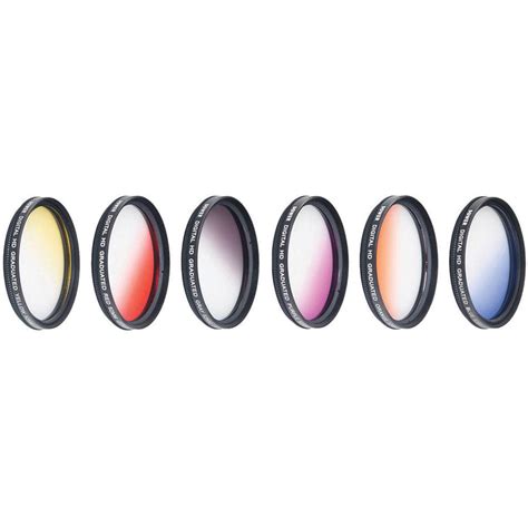 58mm Graduated Color Multicoated Six Piece Filter Set With Fold Up
