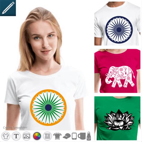 Customized In India T Shirt To Create Yourself With The Designer