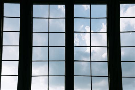 Sky Through Big Window Free Photo On Barnimages Big Windows