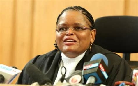 Lady Justice Martha Karambu Koome Kuthuurwa Atwika Jaji Munene Wa Korti Kenya Getu Fm