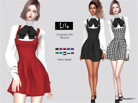 The Sims Resource Lila Mini Dress