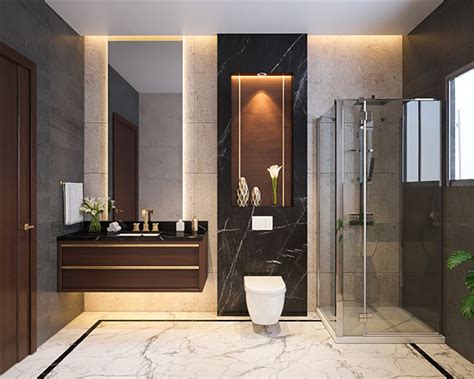 Bathroom Design And 3d Rendering On Behance