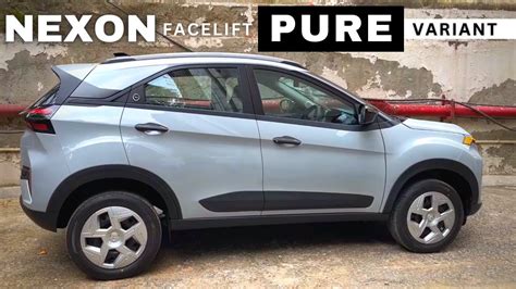 Tata Nexon Pure Variant Real Life Impression Nexon Pure Variant Features Explained Youtube