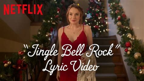 Lindsay Lohan Sings Jingle Bell Rock Falling For Christmas Video