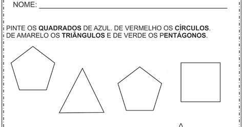 Matemática Infantil Formas Geométricas Circo Atividades Turma da Mônica