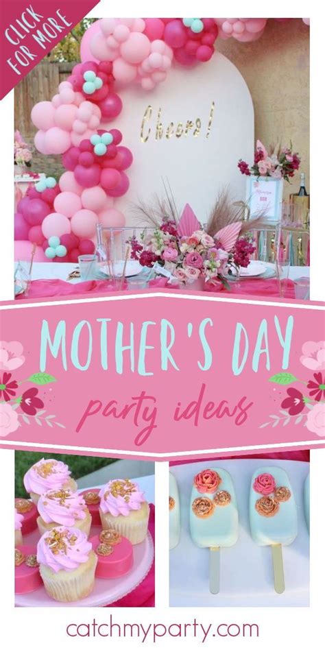 feast your eyes on this stunnimng pink mother s day patrty the party food is so impressive see