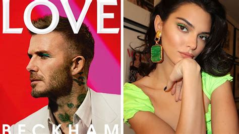 David Beckhams Eyeshadow Is The Exact Same Colour As Kendal Jenners