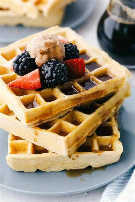 Fluffy And Perfect Homemade Waffles Blogpapi