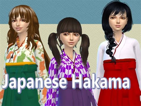 Japanese Hakama The Sims 4 Catalog